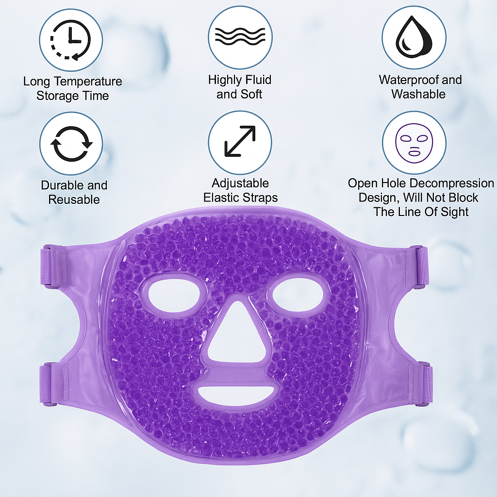Cooling Mask for Sore Gums and Mouth Pain